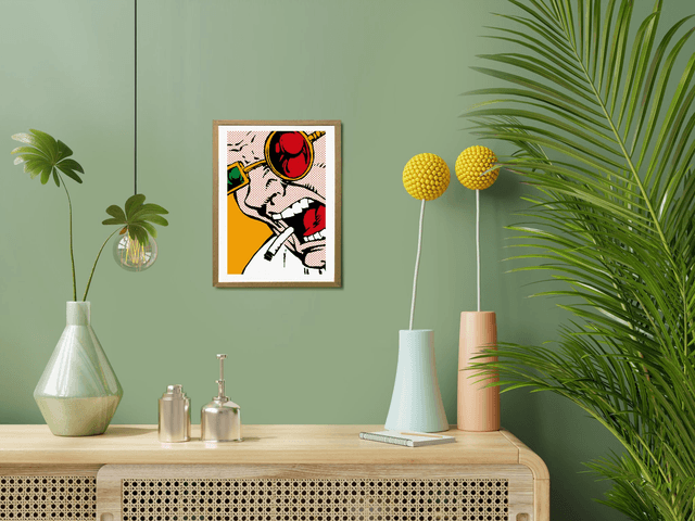 La vérité, Affiche en édition limitée, sérigraphie artisanale | spider jerusalem, comic book, pop art, wall decor, decoration Active
